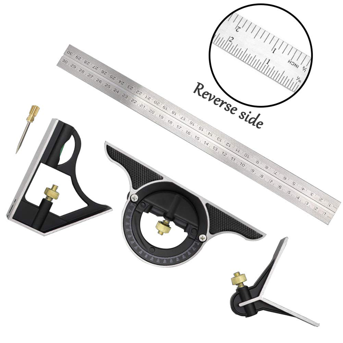 3 In 1 Combination Angle Ruler - Woodworking For Engineers บทวิจารณ์และราคา