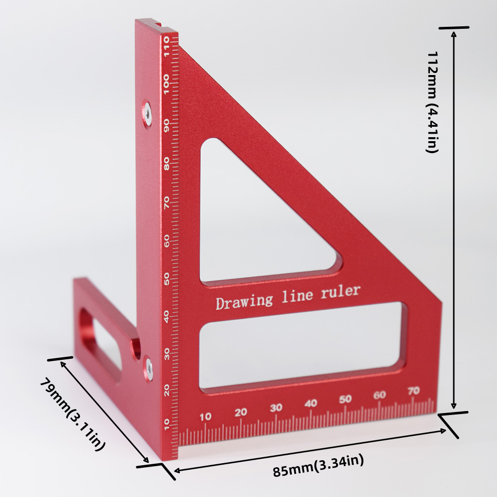 Aluminum Alloy Woodworking Rul - Woodworking For Engineers บทวิจารณ์และราคา