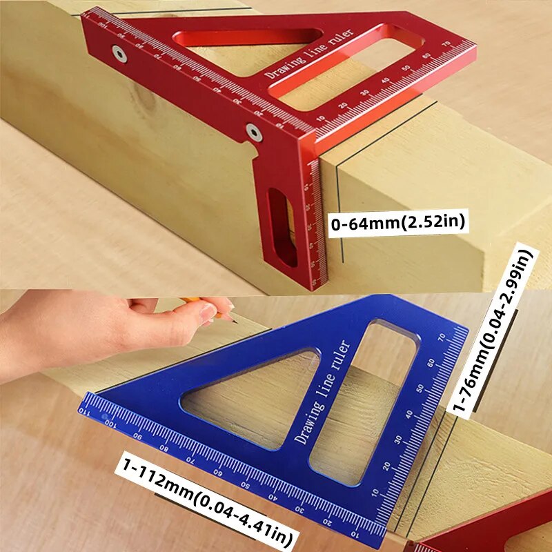 Aluminum Alloy Woodworking Rul - Woodworking For Engineers บทวิจารณ์และราคา