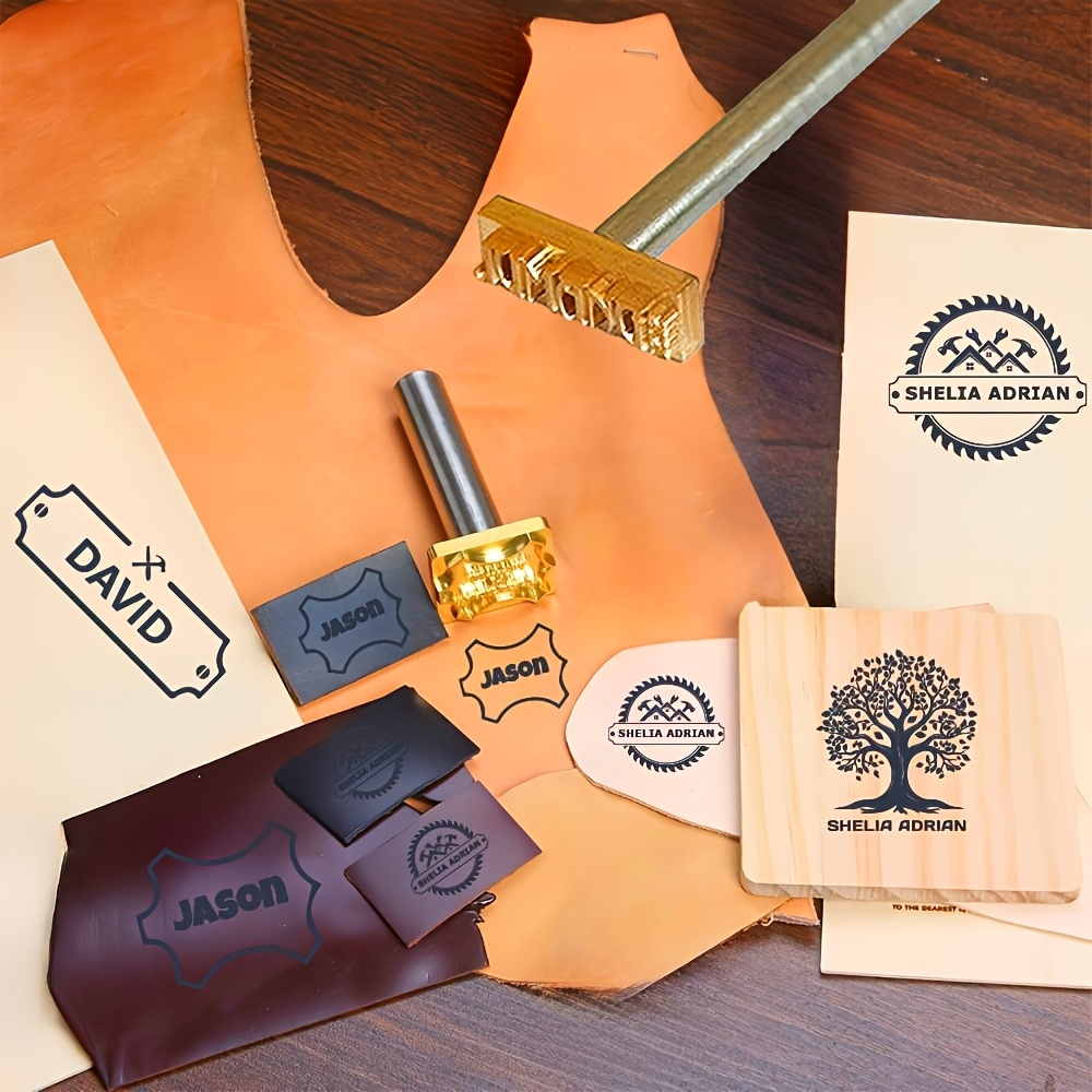 M8 Custom Branding Iron Stamp  - Woodworking Logo Design Free บทวิจารณ์และราคา