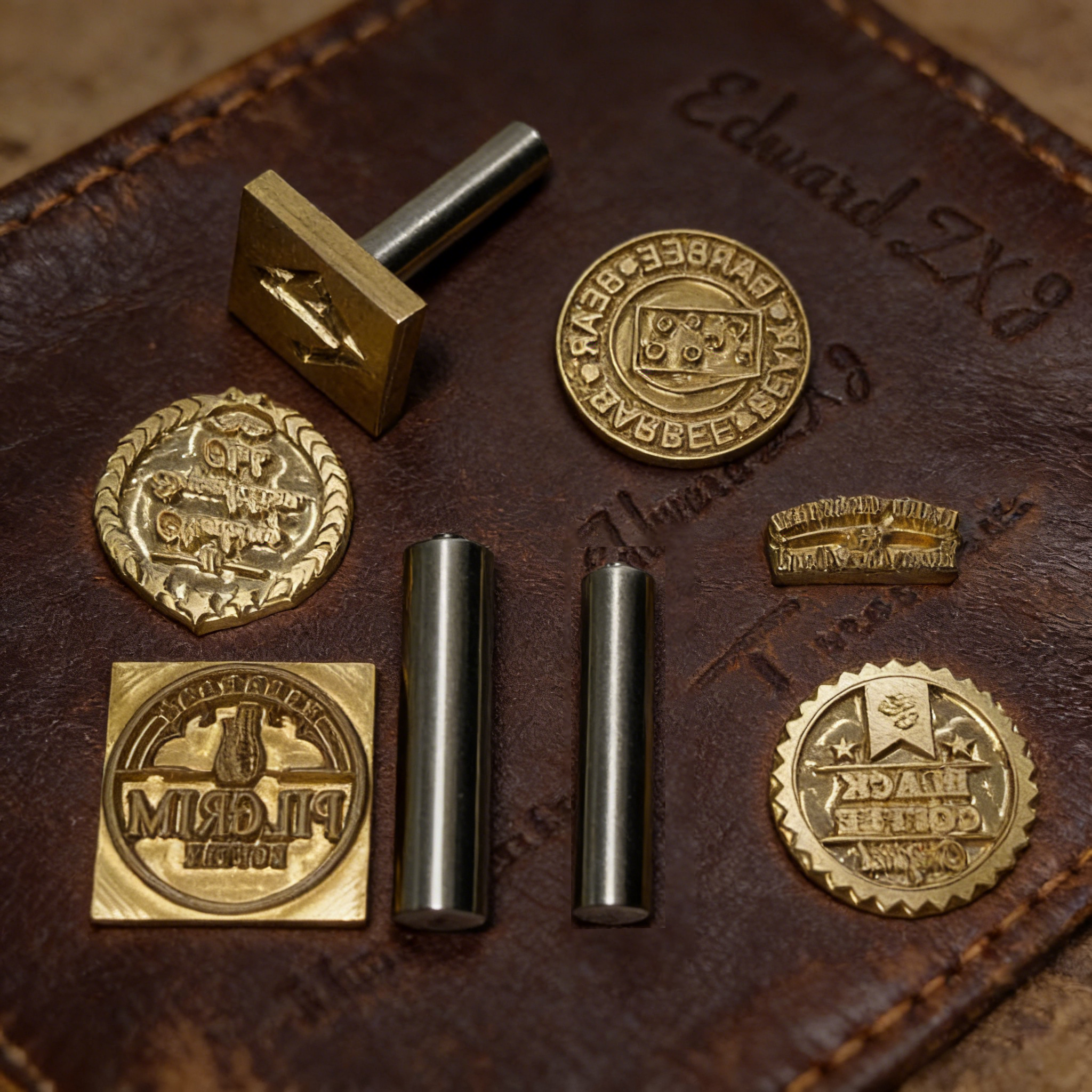M8 Custom Branding Iron Stamp  - Woodworking Logo Design Free บทวิจารณ์และราคา