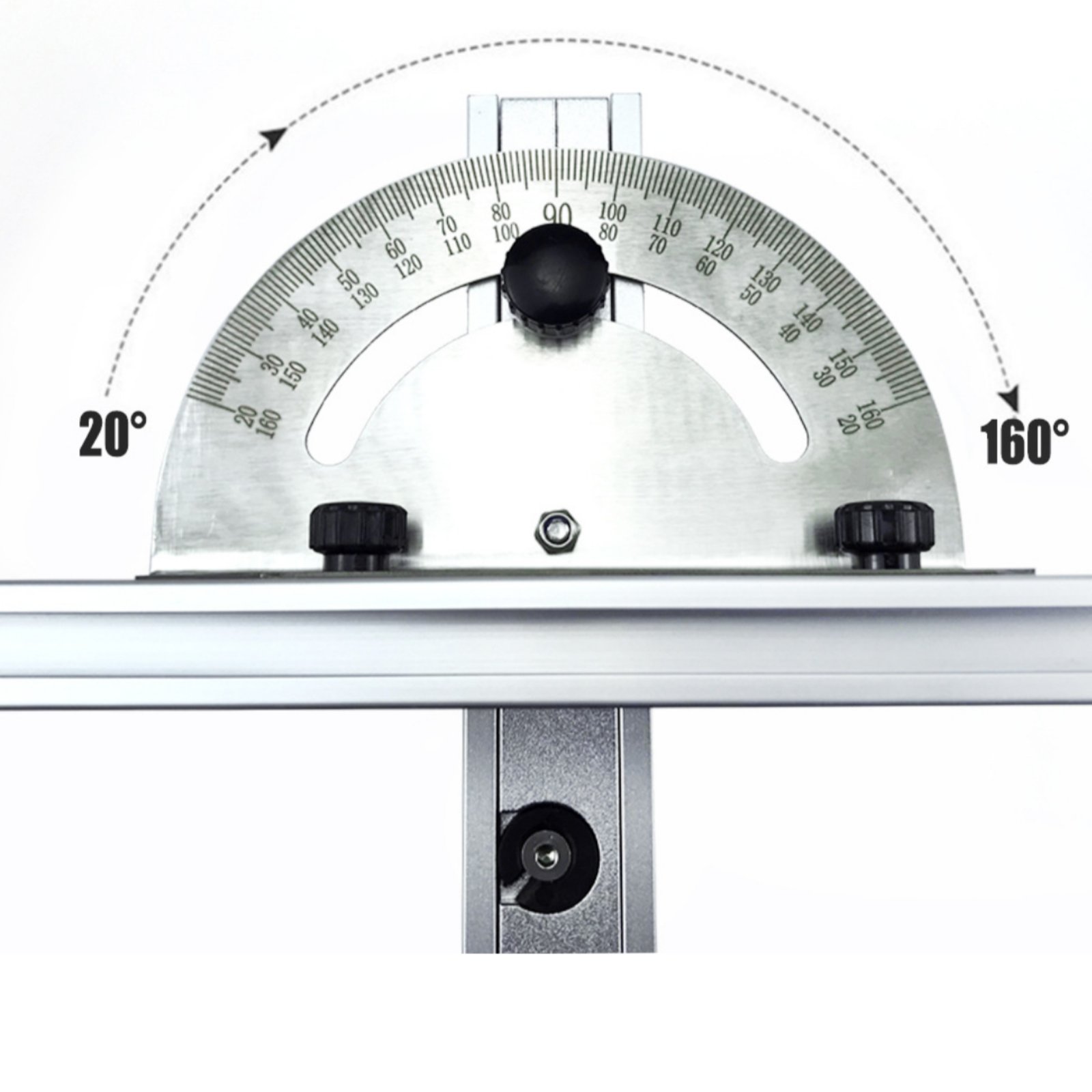 Table Saw Miter Gauge Flip Sto - Woodworking Gauge บทวิจารณ์และราคา