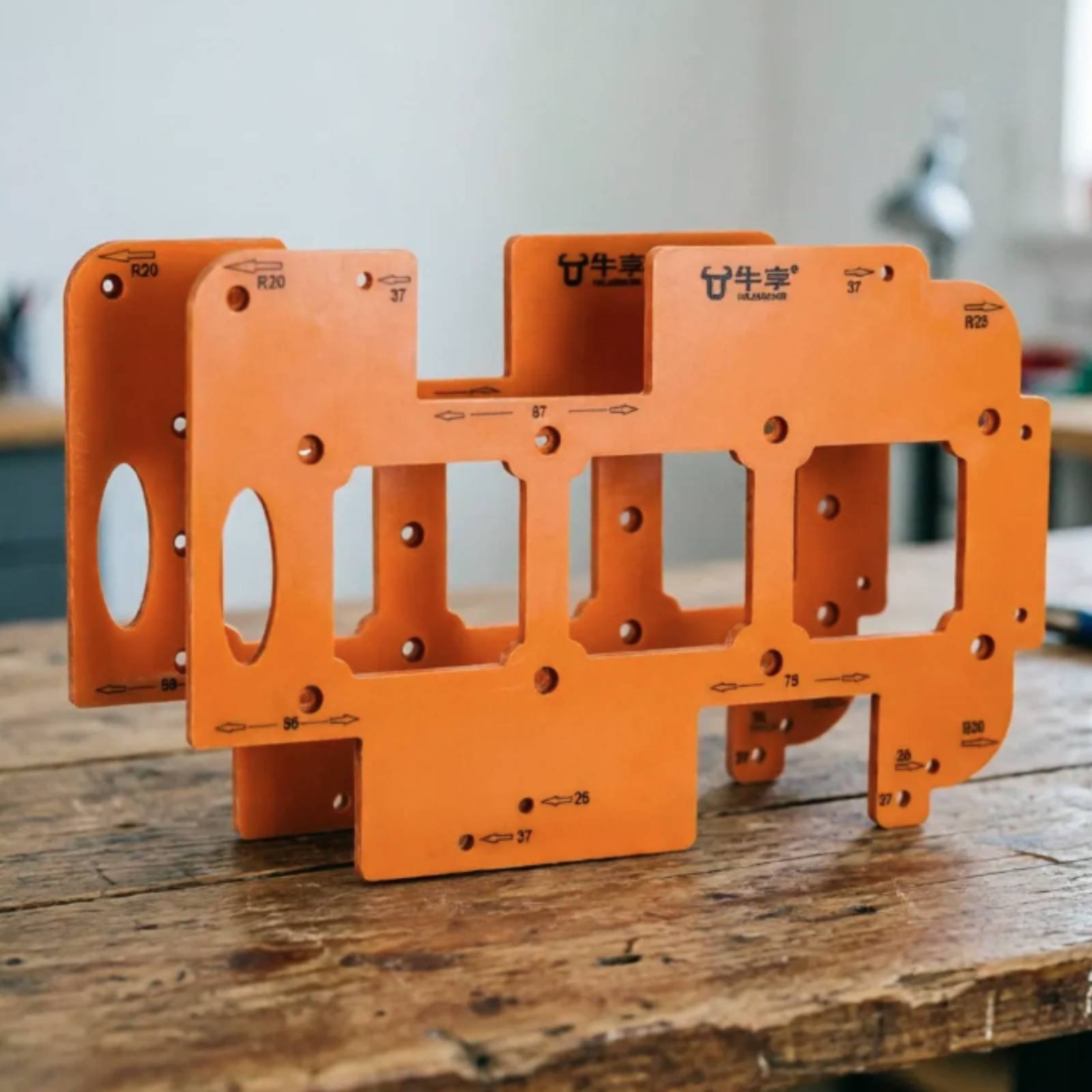 Cabinet Hole Jig Multi-Purpose - Woodworking Templates บทวิจารณ์และราคา