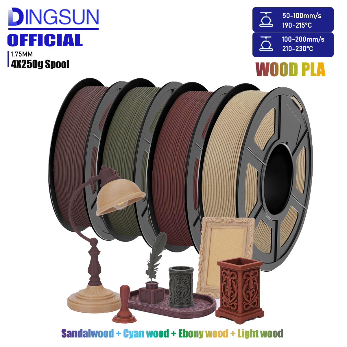1.75mm Wood PLA 3D Printing Fi - Woodworking Vacuum Press บทวิจารณ์และราคา