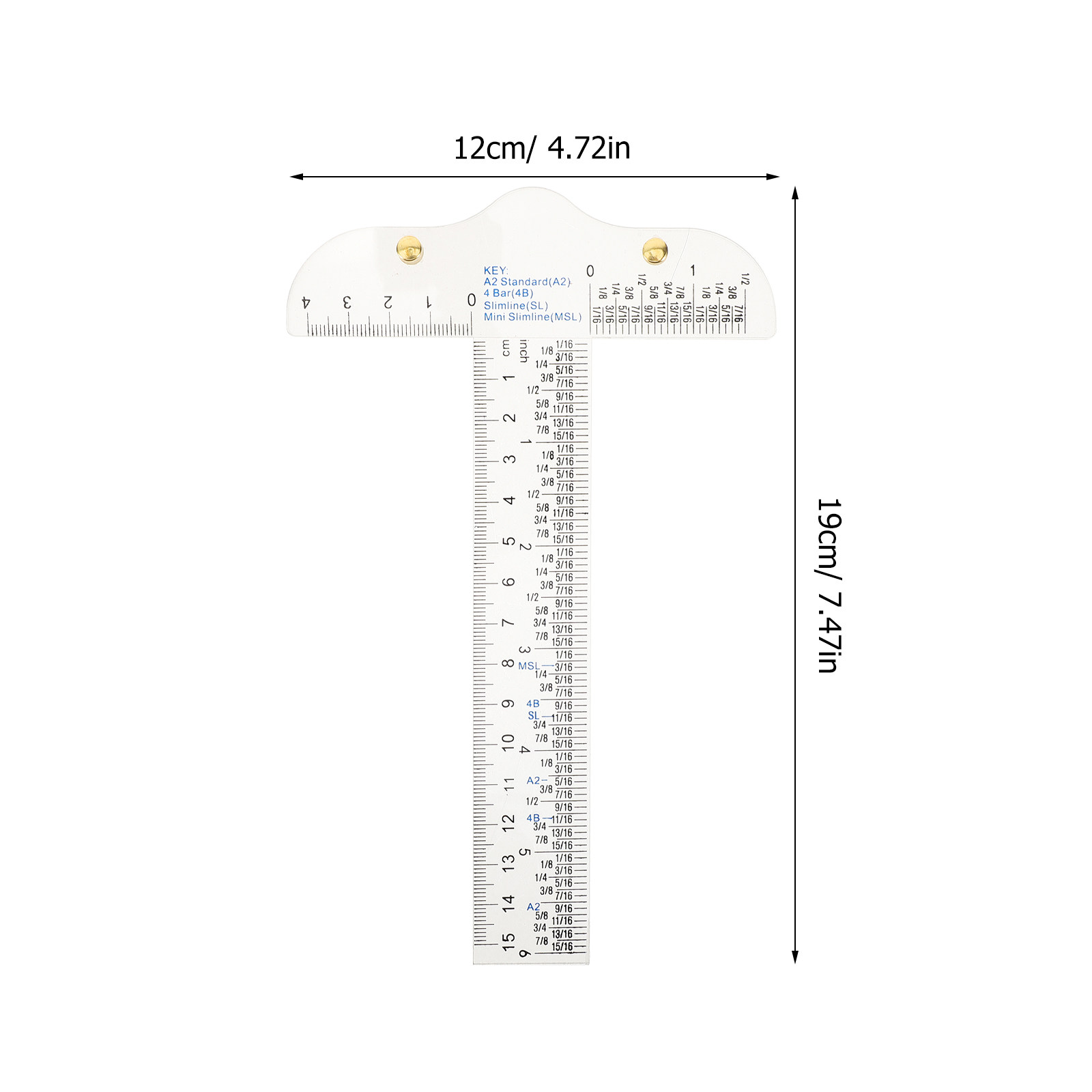Ruler Transparent Plastic Ligh - Woodworking For Engineers บทวิจารณ์และราคา