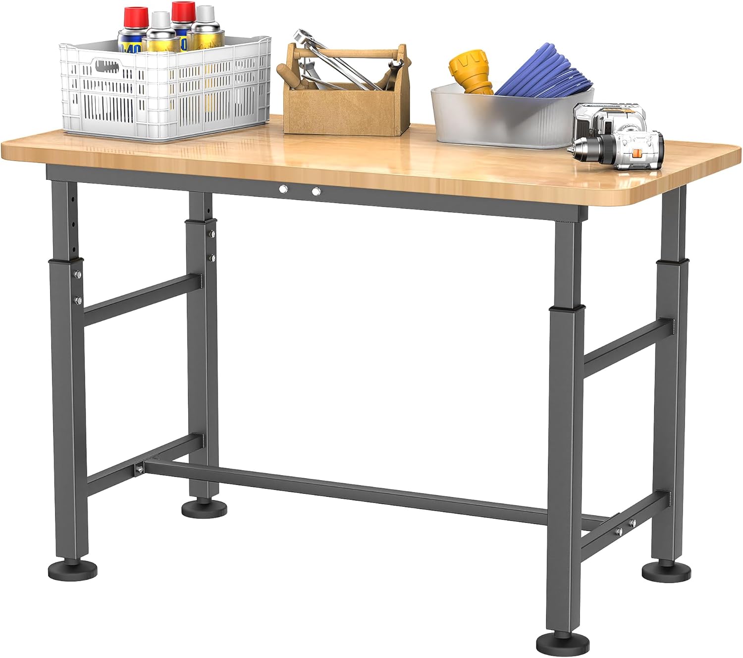 Adjustable Height Work Table G - Woodworking Garage บทวิจารณ์และราคา