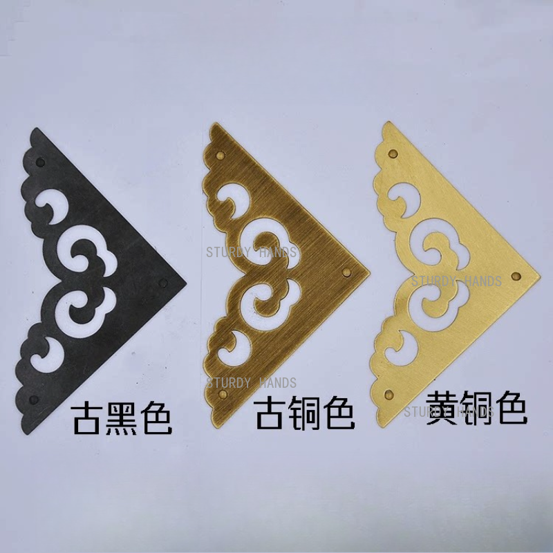 4pcs Retro pure copper corner  - Woodworking Outdoor Furniture บทวิจารณ์และราคา
