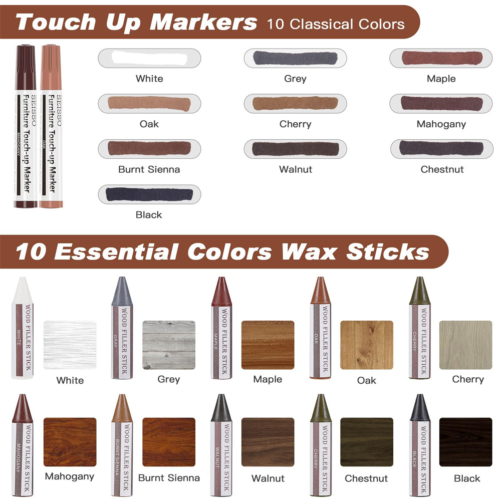 SEISSO 25Pcs Wood Furniture Re - Woodworking Oil บทวิจารณ์และราคา