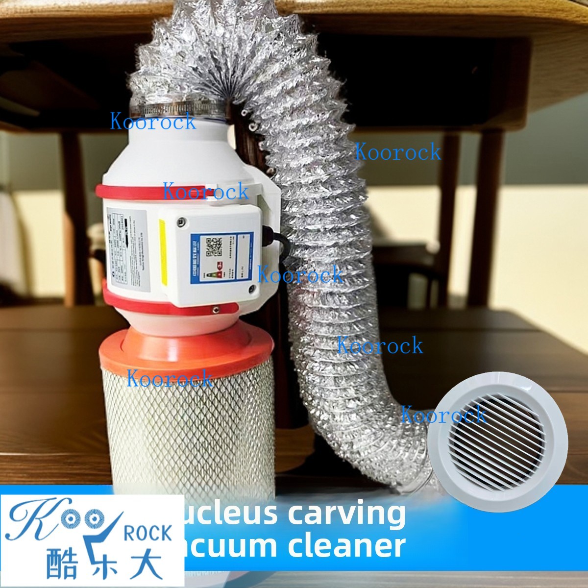 New Nail Dust Collector Powerf - Woodworking Vacuum Press บทวิจารณ์และราคา