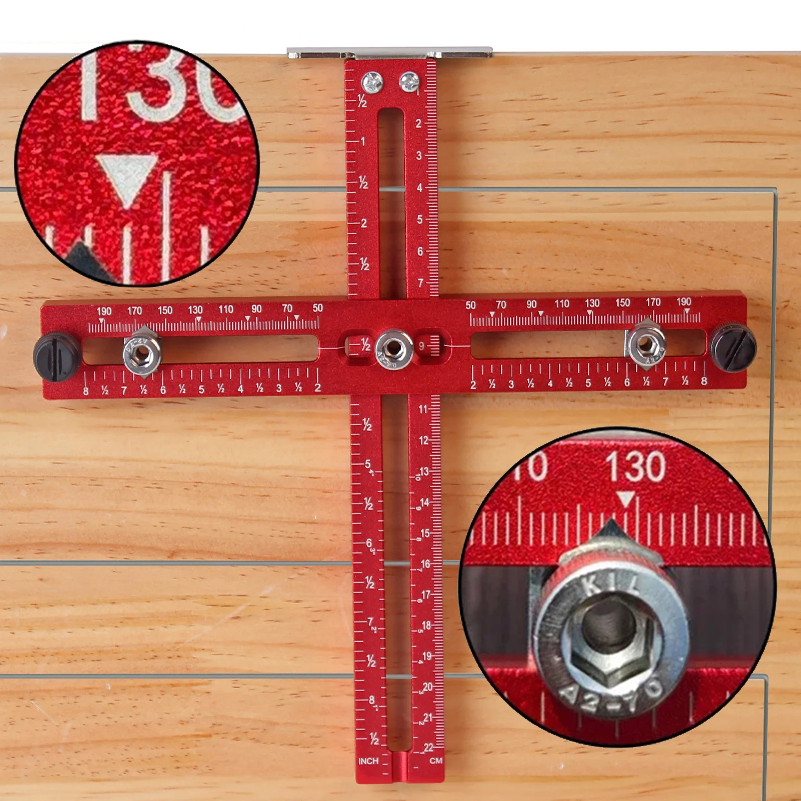 Metric/Inch Handle Template Ji - Woodworking Templates บทวิจารณ์และราคา