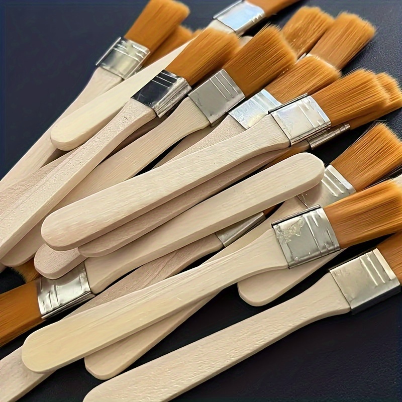 10Pcs Wooden Handle Nylon Bris - Woodworking Oil บทวิจารณ์และราคา