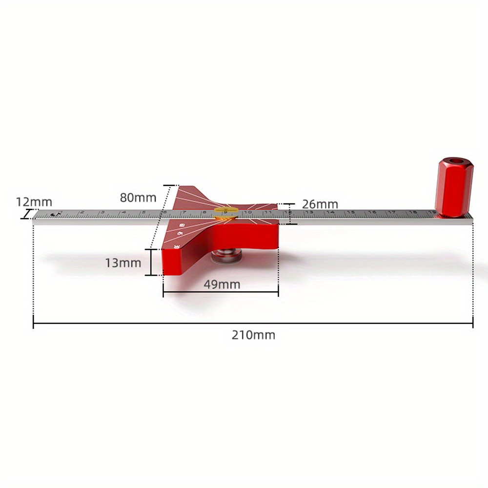 Aluminum Height Gauge Woodwork - Woodworking Gauge บทวิจารณ์และราคา