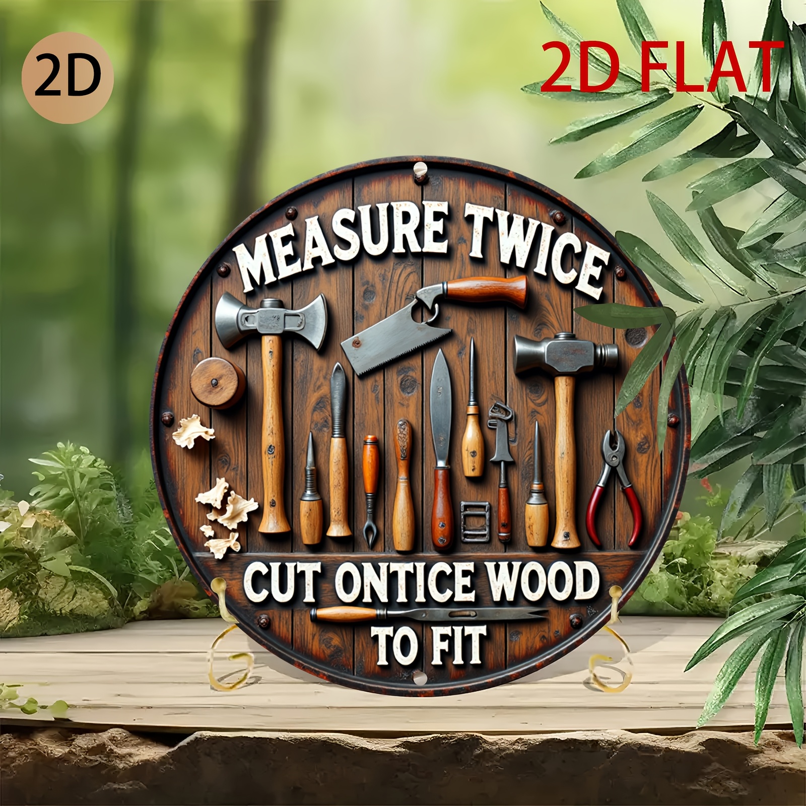2D planar circular wooden tool - Woodworking Logo Design Free บทวิจารณ์และราคา